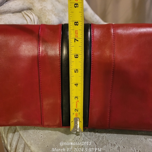 L.A.M.B. by Gwen Stefani Leather Convertable Clutch / Laptop / Handbag #728 - Picture 14 of 17